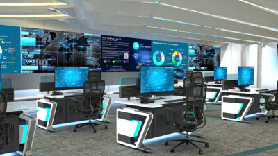 Security Operation Centre Console | SOC Room Design